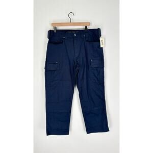 Duluth DuluthFlex Fire Hose Ultimate Relaxed Fit Cargo Pants 38x32 New Navy Blue